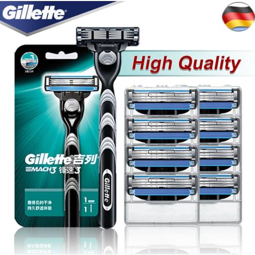 Mens shaver Gillette Mach 3 Razor Cassette for shaving Manual Machine Safety Face Shave Straight razor With replacement Blades