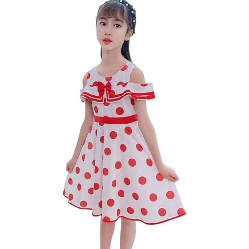 Kids Dresses For Girls Bow Girls Party Dress Big Bow Children Dress Summer Childrens Costumes For Girls