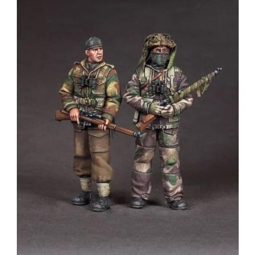1/35 Resin Model Figure GK ,2 Figure , Unassembled and unpainted kit