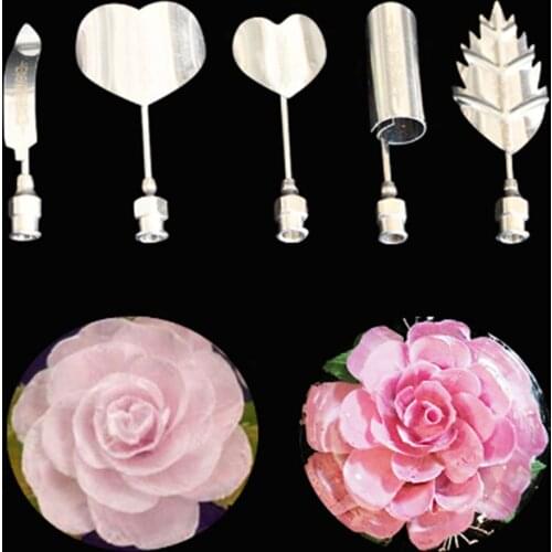 3D Jelly Flower Cake Jello Gelatin Art Tool 5PC All Needles Cake Decorating Mold Needle Nozzle Tools Useful Baking Accessories