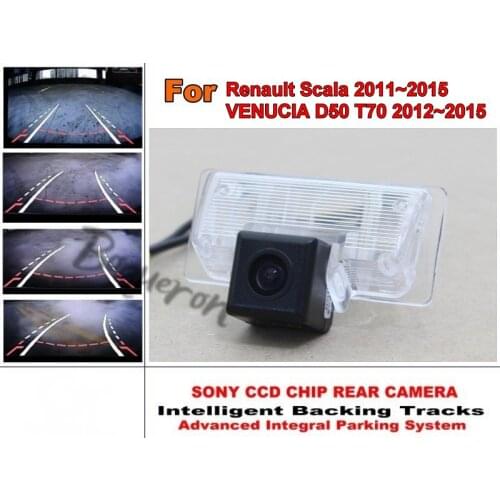 Intelligent Car Parking Camera / with Tracks Module Rear Camera CCD Night Vision For Renault Scala VENUCIA D50 T70 2011~2015