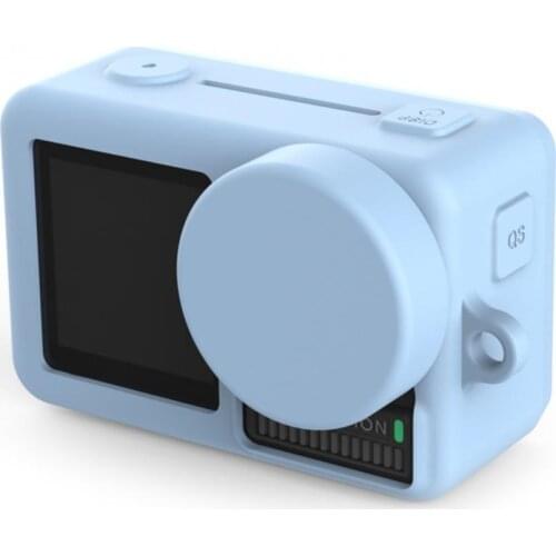 Soft Silicone Lens Protective Case Camera Accessory for OSMO Action Anti-falling, Shockproof, Anti-fingerprint, Anti-oil Stain