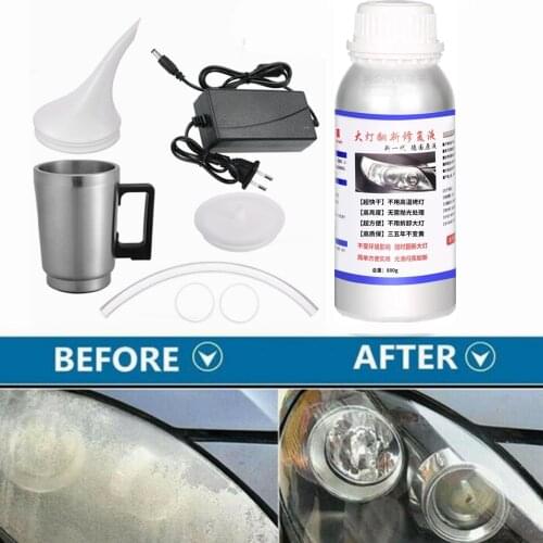 Headlight Polish Kit Head Light Restorer Fumigation Renvation Kit Coating Headlight Steamer Car Polishing Nozzles For Headlights
