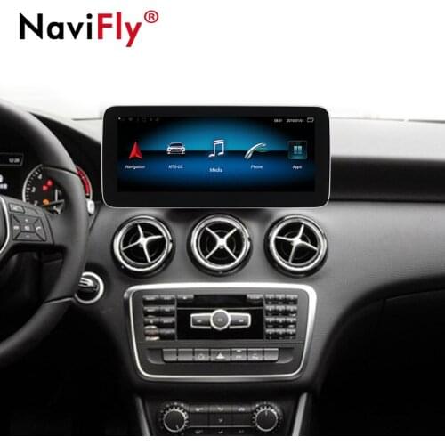 12.5'' 1920*720 Screen 4+64G Android 10 Car Radio GPS Navigation For Mercedes Benz A Class W176/ CLA W117/GLA X155 Bluetooth
