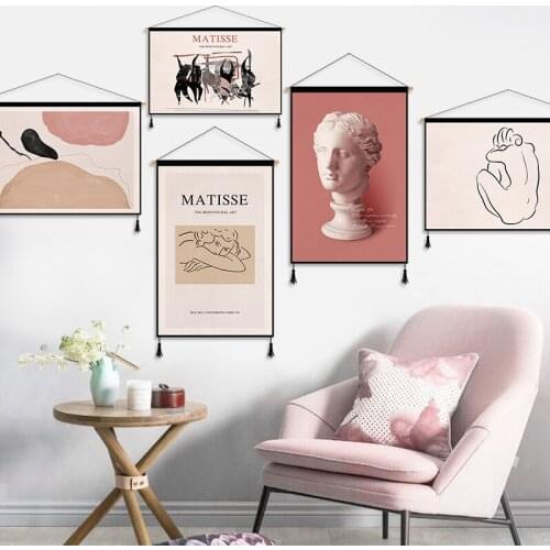 Nordic art Print Posters Wall Art Canvas Decorative Painting Home Office Decor Scroll Painting Gift Wall Decor Home living room