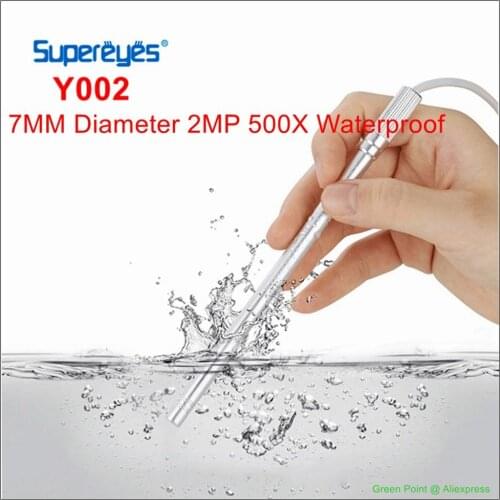 New Portable 500X Five-organ Oral Examination Microscope Y002 2MP 7mm Diameter Auditory Canal Nasal Mobile Magnify Endoscope