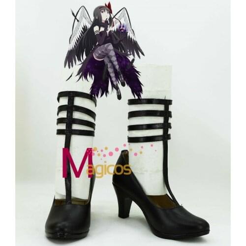 Puella Magi Madoka Magica Akemi Homura Devil Cosplay Shoes Custom-made