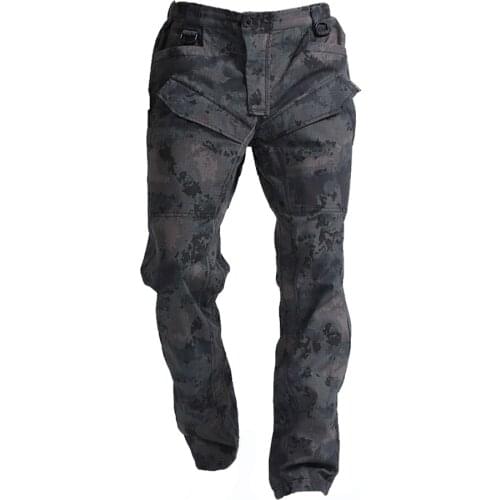 Hunting Clothes Tactical Pants Outdoor Sport Fashion Streetwear Casual Camouflage Jogger PantsTactical Combat Suit Men