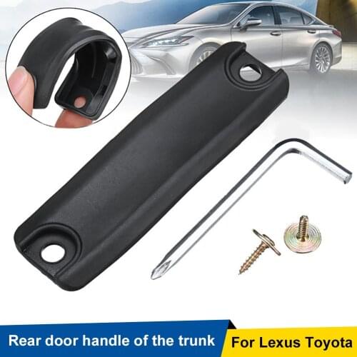 Liftgate Trunk Latch Rear Trunk Handle Switch Grip Replacement Repair Kits for Lexus Toyota Scion with Screws Screwdriver CSV