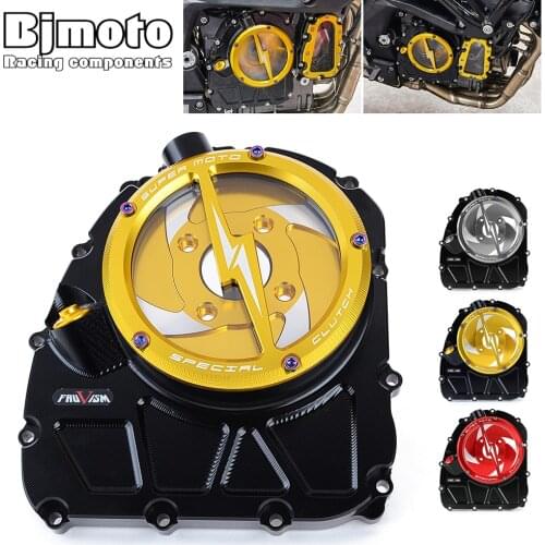 For Benelli BJ600/GS/i BN600 TNT60 Clear Clutch Cover Pressure Plate Spring Retainer R BJ BN TNT 600 CNC Racing Clutch Cover