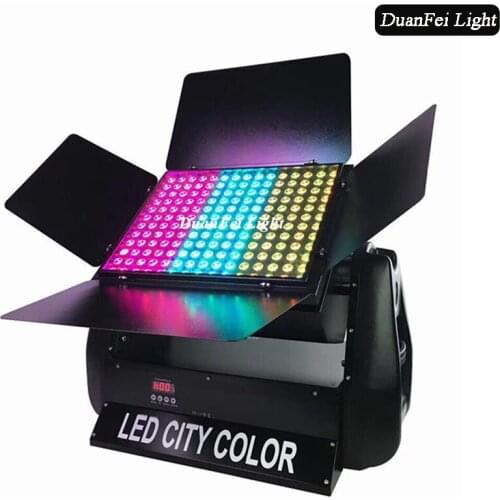 10Pieces Wedding Stage Led Dmx Outdoor Wall WasherLlight IP65 Rgb City Color 180x3w