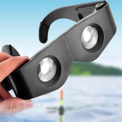 Outdoor Fishing Glasses Telescope Magnifier Binocular High-definition Night Vision 10 Portable Zoom Increase Clear Glasses 20