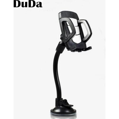 Universal Telephone Car Holder Windshield Dashboard Mount Phone Bracket Long Arm Holder Mobile Phone Stand Cellphone Accessories