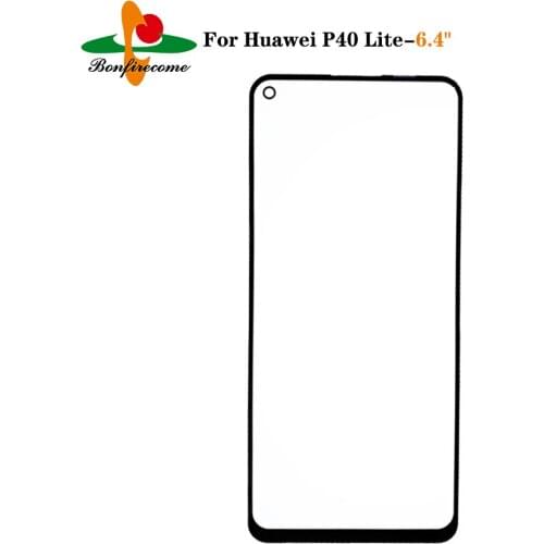 10Pcs\lot Touch Screen For Huawei P40 Lite JNY-L21A L01A JNY-L21B Front Touch Panel LCD Display Outer Glass Lens Replacement