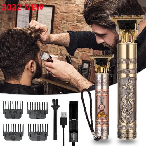 Hair Trimmer Electric Hair Clippers Shaver Beard Trimmer Professional Men Hair Cutting T Style Machine Rechargeable Barber