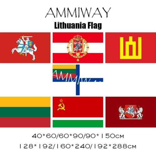 AMMIWAY State Flag of Lithuania Royal Banner of King Zygmunt III Vasa Lithuania Columns of Gediminas Naval Ensign President Flag