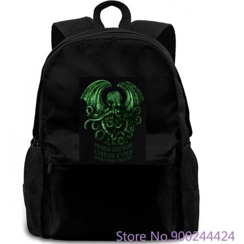 CTHULHU R LYEH Wars Horror Arkham H P Lovecraft Miskatonic Summer Fashion backpack