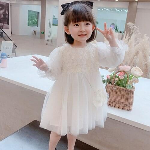 Girl Dress Kids Baby Party Evening Gown 2021 Sequins Warm Plus Velvet Thicken Winter Autumn Princess Long Sleeve Children Clothi