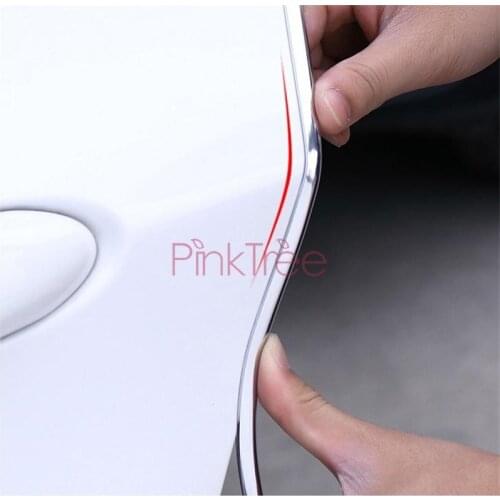 For Renegade 2010 - 2020 Car Door Edge Rubber Scratch Protector Moulding Strip Car Styling Accessories