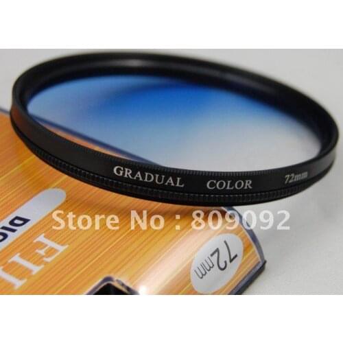 GODOX 72mm Gradual Blue Color Lens Filter