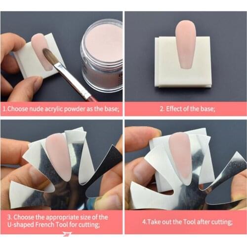 Nail Cutter French Nail,Manicure Edge Trimmer Cut Making Clipper Plate