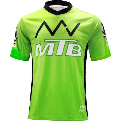 MTB Racing teamDownhill Jersey, Mountain Bike Motorcycle Cycling Jersey Short sleeve T-shirt