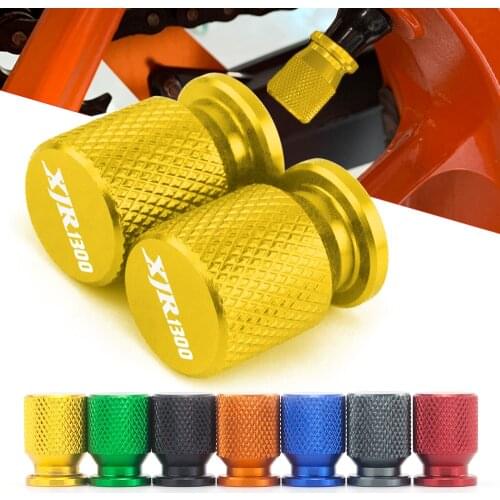 Wheel Tire Valve Stem Caps CNC Airtight Covers For YAMAHA XJR 1300 /Racer XJR1200 XJR400 XJR 1200 xjr 400 XJR1300 all yaer