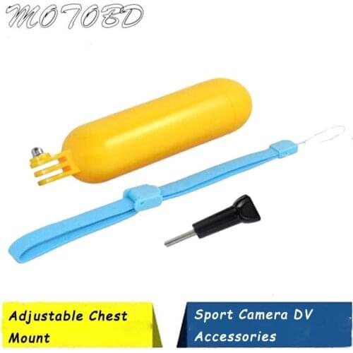 Round Bottom Buoyancy Rod Adjustable Chest Mount Harness Belt for Hero7 6 5 4 3+ SJcam YI Sport Camera Accessories