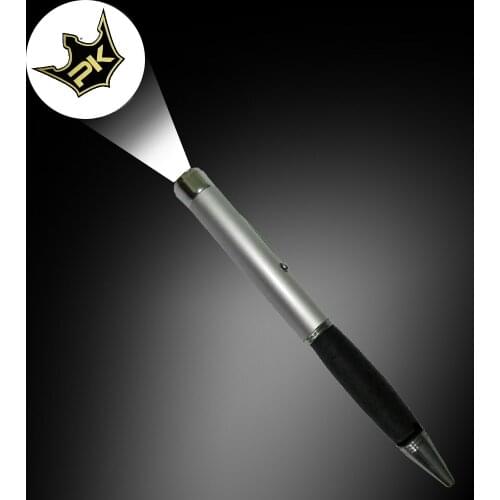 Metal LED logo projector pen with silicone grip Quick custom your own projection ballpoint pens for your Business promotion