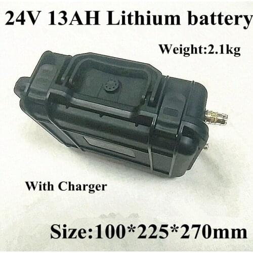 Rechargeable Li Ion Battery Lithium Battery Pack 24V 13ah for Light E-Wheelchairs Power Tools Medical Equipment Sea Scooter