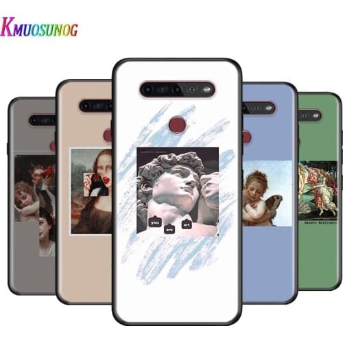 Retro Pattern Art Aesthetic For LG K22 K71 K61 K51S K41S K30 K20 2019 Q60 V60 V50S V50 V40 V35 V30 G8 G8S G8X ThinQ Phone Case