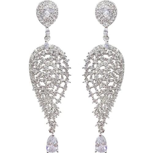 XUYU Hourglass Earrings Ladies Trendy Wedding Brand Jewelry European and American Style Exaggerated Water Drop Earring