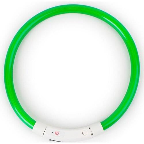 Glow Dog Collars Rechargeable LED Night Flashing Luminous USB Charging Pet Dog Puppy Neck Collar light S M L size