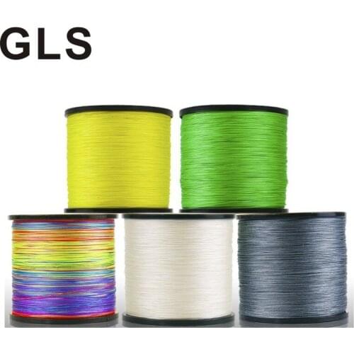 GLS brand high-quality 8 braided PE line 500 meters super tensile, corrosion-resistant, high-horsepower fishing line