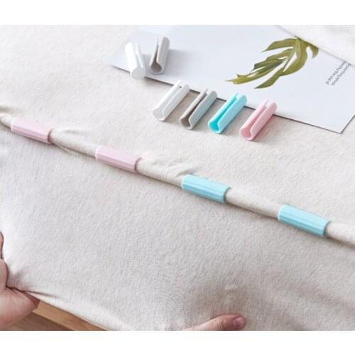 24PCS BedSheet Clips Plastic Slip-Resistant Clamp Quilt Bed Cover Grippers Fasteners Mattress Holder For Sheets Home