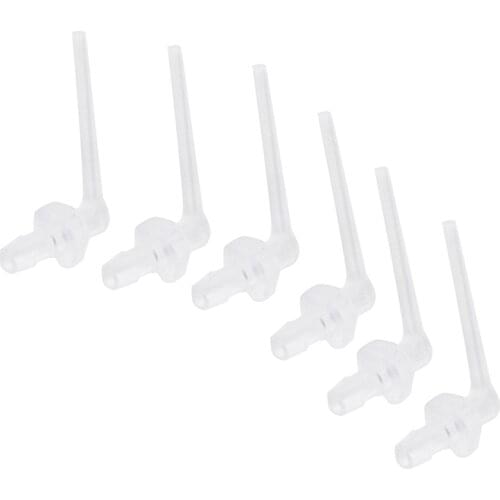 100PCS Durable Dental Materials Intraoral Impression Mixing Tips Nozzles N3 Transparent Mixer Syringe Dentist Products