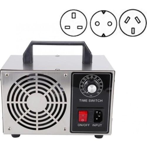 20g Ozone Generator Ozonizer Machine Air Purifier with Timing Switch for Home Greenhouse Farm Air Cleaner Ozone Air Purifier