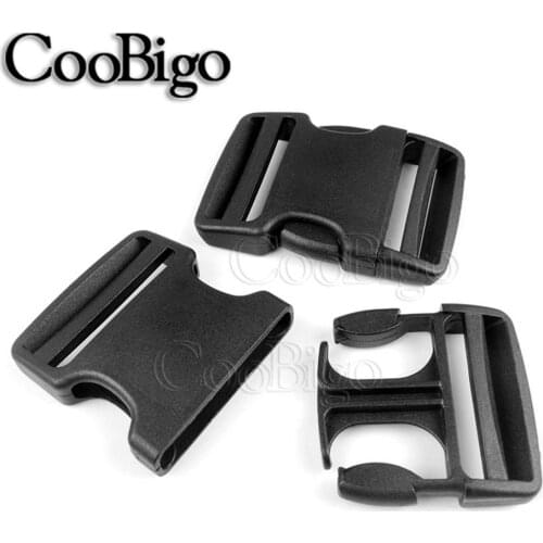 5pcs 51.5mm Side Release Buckles Dual Adjust Sewing Backpack Strap Belt Webbing Luggage Accessories Size 2"