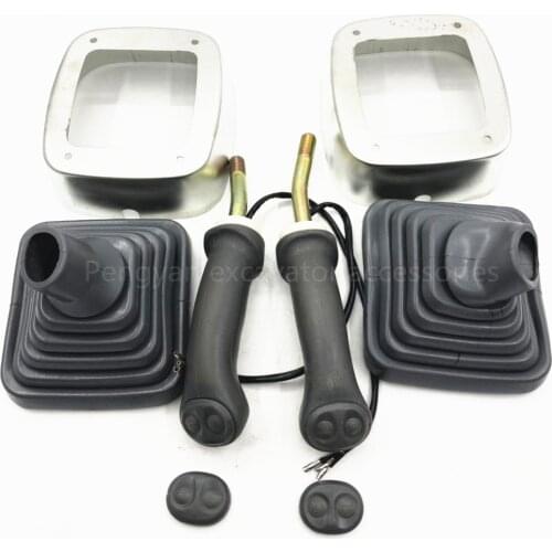 Free shipping on excavator parts with Kato HD512 820 1023 1430-3 joystick handle joystick rubber button Rexroth