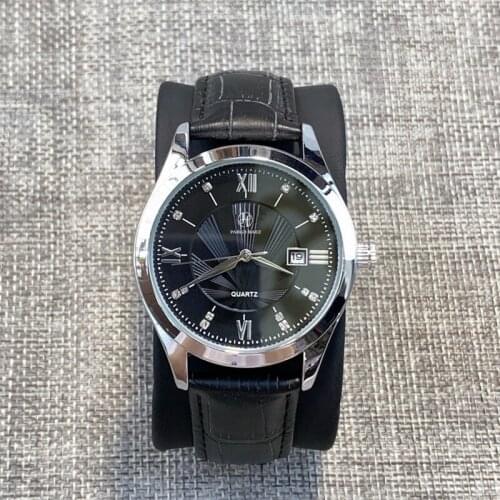 PABLO RAEZ Leather Men Watches Top Brand Luxury Date Waterproof Fashion Clock New Casual Quartz Business Male Relogio Masculino