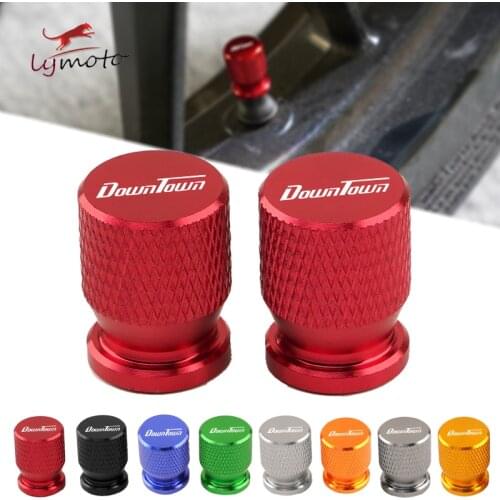 For KYMCO Xciting 250 300 400 AK550 CT250 CT300 DOWNTOWN Motorcycle CNC Accessories Wheel Tire Valve Stem Caps Airtight Covers
