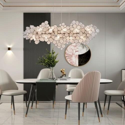 European and American chandeliers, living room, dining room, bar lamps, light luxury modern lamps