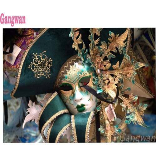 Carnival decor Diamond Embroidery woman mask 5D DIY Diamond Painting Accessories Cross Stitch kit Full Drill Rhinestone Mosaic
