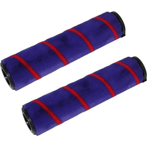 2Pcs Soft Roller Brush for Dyson V7 V8 V10 V11 Cordless Vacuum Cleaner Roller Brush Replace Parts Quick Release