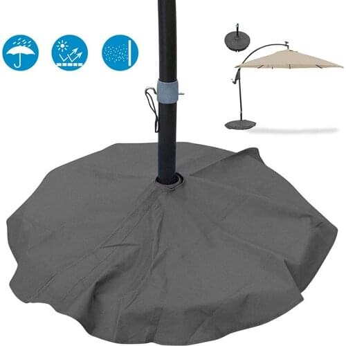 Outdoor Round Waterproof Parasol Stands Cover Supplies for Courtyard Terrace Canopy Cover Cloth Courtyard Garden Patio Base