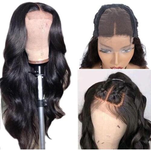 Hairmoda Body Wave 13x4 Lace Front Wigs Pre Plucked With Baby Hair Brazilian Human Hair 4x4 Lace Closure Wigs For Black Women