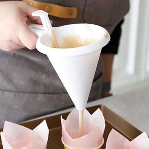 Adjustable Icing Candy Funnel Chocolate Pastry Mold Batter Dispenser Cream Cookie Cupcake Baking Pastry Tools