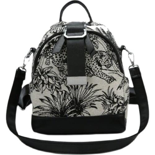 DORANMI Luxury Brand Designed Fashion Rucksacks For Female Womens Backpack 2021 Flower Casual Book Back Bags Small Mochila B613