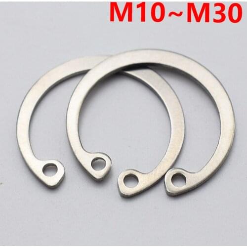 Inner Hole Circlip Shaft DIN472 Internal Circlip C Type Snap Retaining Ring Card Clamp Spring Lock Washer 304Stainless Steel M10