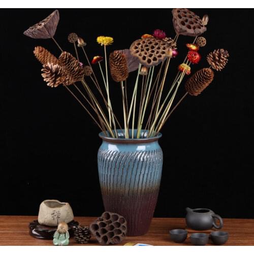 Dried Flower Lotus Pine Cones DIY Decoration For Home Party Office Decorative Pressed Real Planta Naturales Cristmass Dekoration